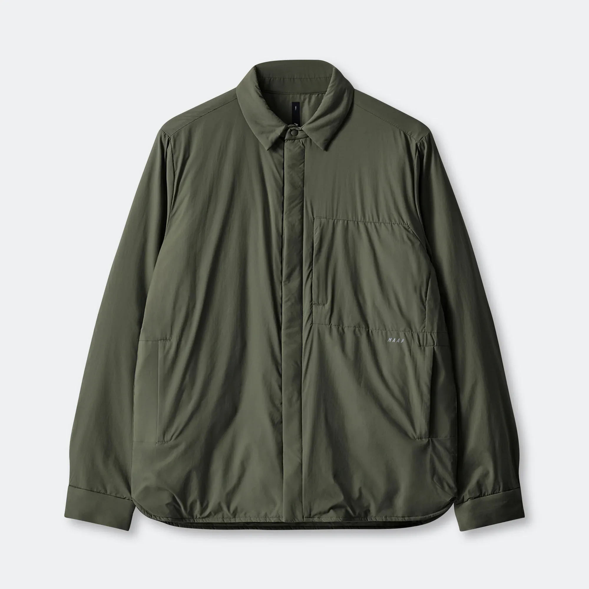 Padded Overshirt - Light Moss