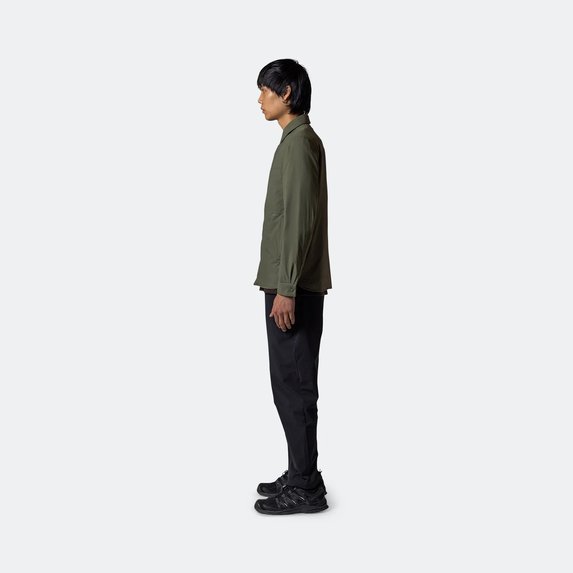 Padded Overshirt - Light Moss