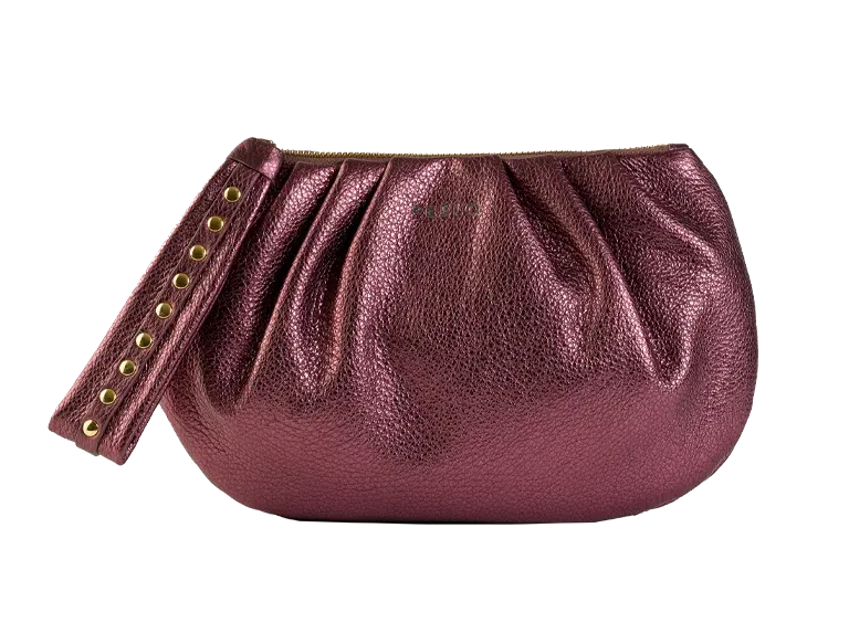 PEELO Cloud Clutch - Metallic Amethyst