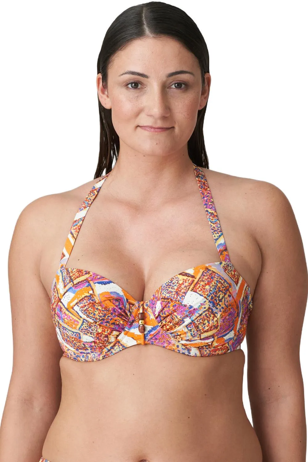 Prima Donna Swim Navalato Padded Balcony Bikini Top, Summer Sunset ( 4011316 )