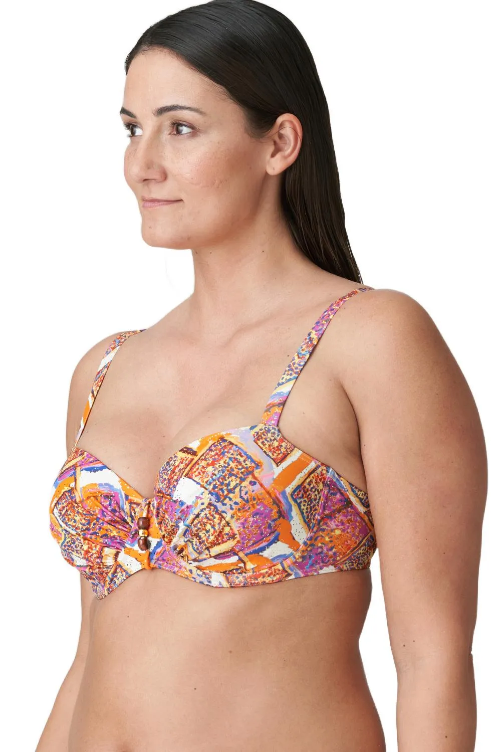 Prima Donna Swim Navalato Padded Balcony Bikini Top, Summer Sunset ( 4011316 )