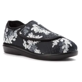 Propet Women Cush'n Foot W0206 (Black Floral)