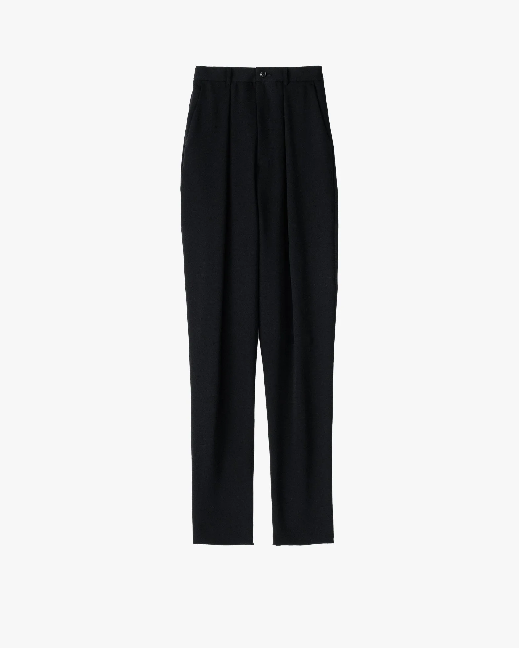 Satin Tapered Trousers