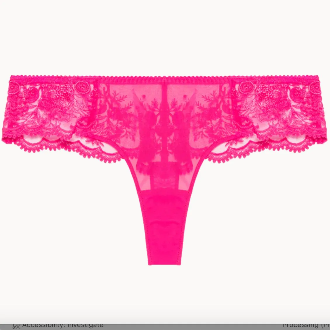 Simone Perele Intrigue Tanga 1E2710 in Disco Pink