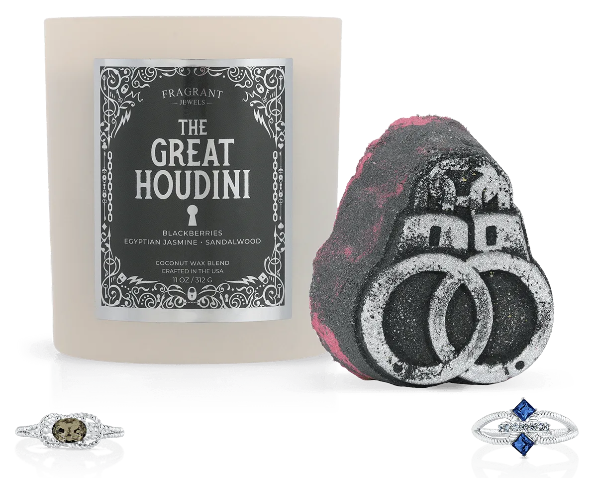 The Great Houdini - Candle and Bath Bomb Set